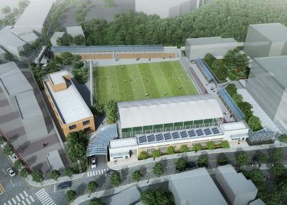 퇴계원중학교 운동장 지하 공영주차장 건립사업